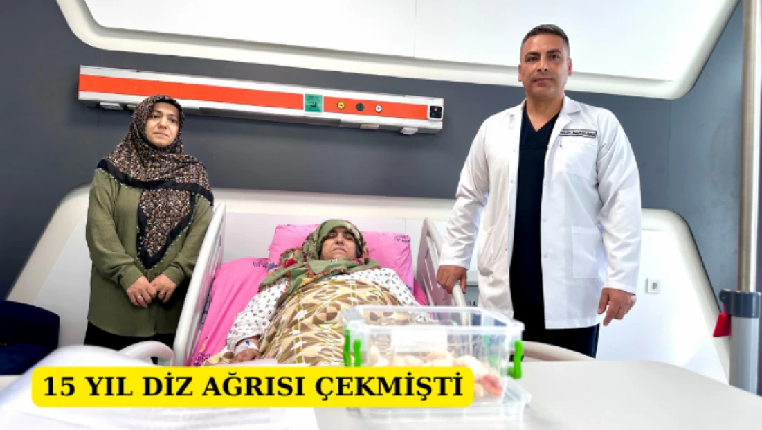 15 yıl diz ağrısı çekmişti