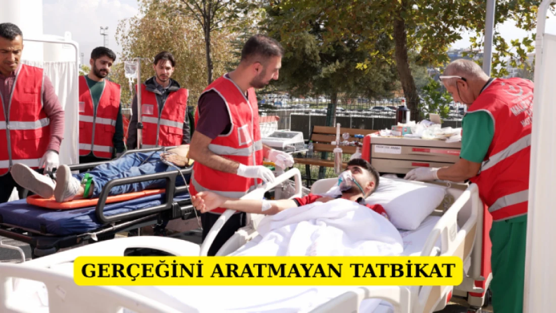 Gerçeğini aratmayan tatbikat