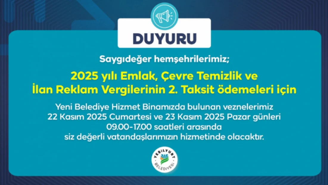 Hafta sonu vezneler açık