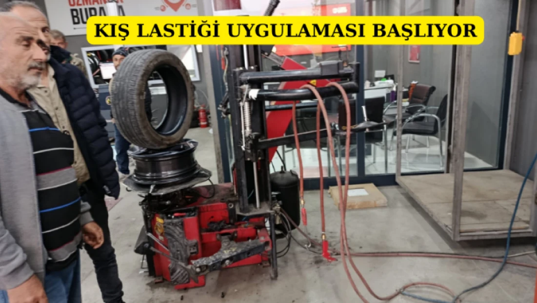 Kış lastiği uygulaması başlıyor