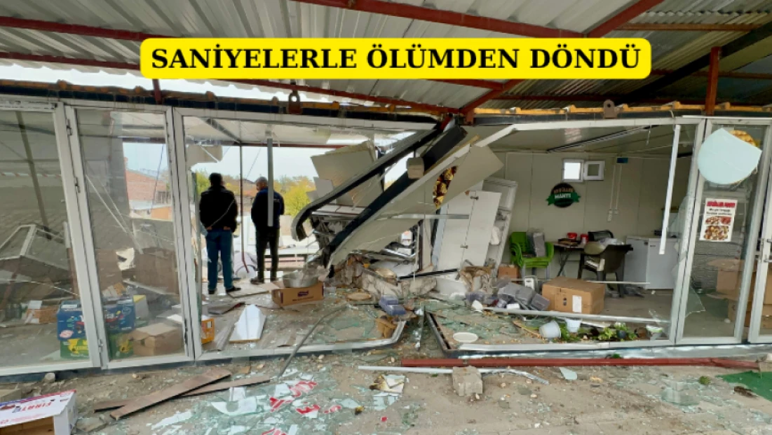 Saniyelerle ölümden döndü