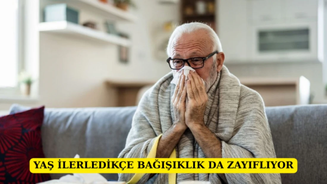 Yaş ilerledikçe bağışıklık da zayıflıyor