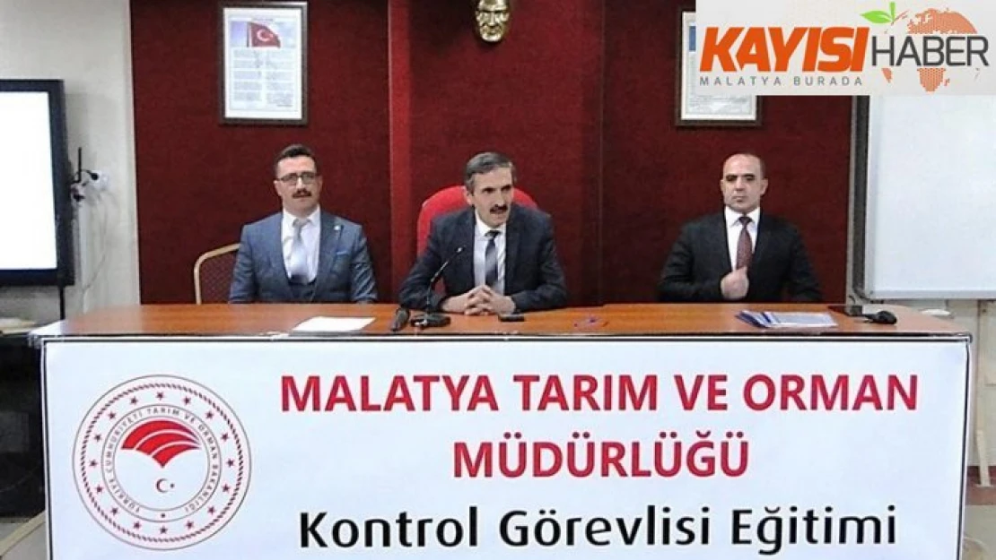 'Resmi Kontrol Görevlisi' eğitimi düzenlendi