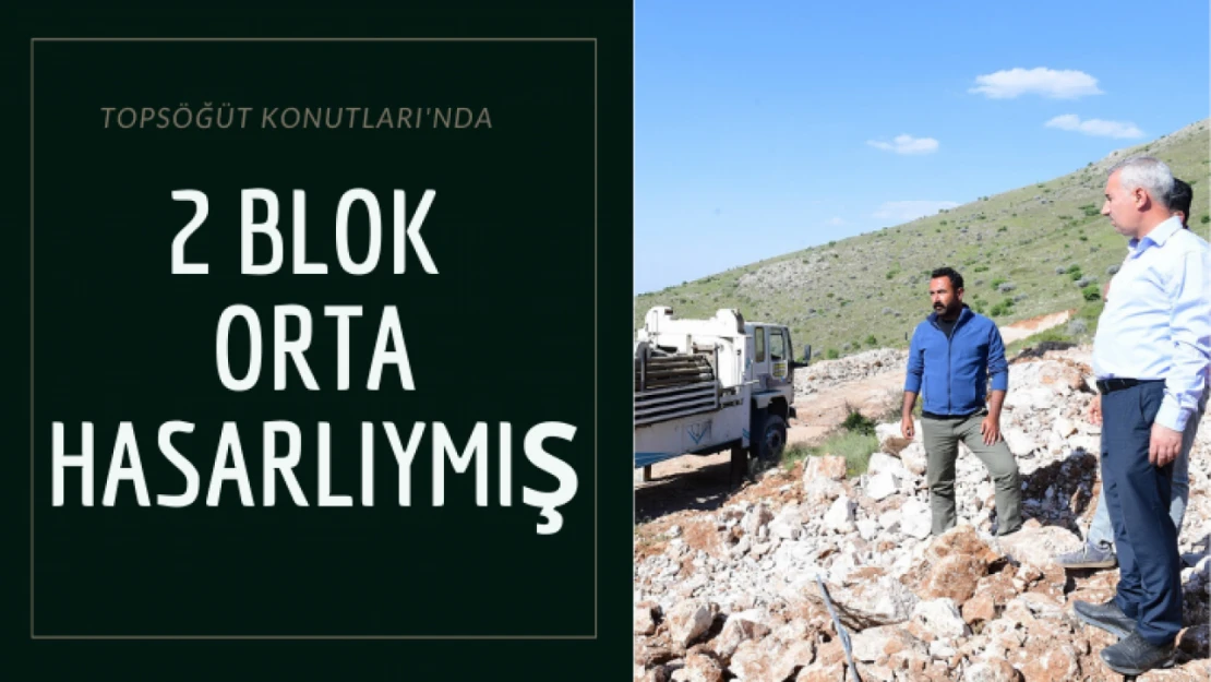 2 blok orta hasarlı…