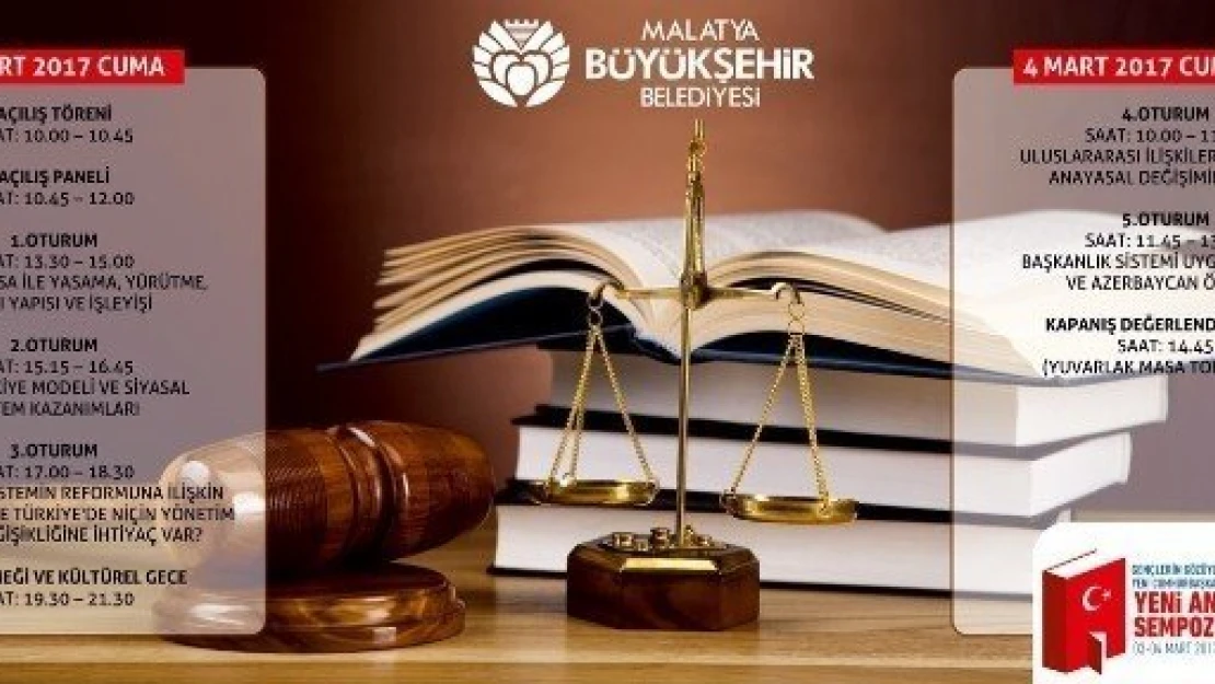 Büyükşehir Belediyesinden 'Yeni Anayasa' Sempozyumu