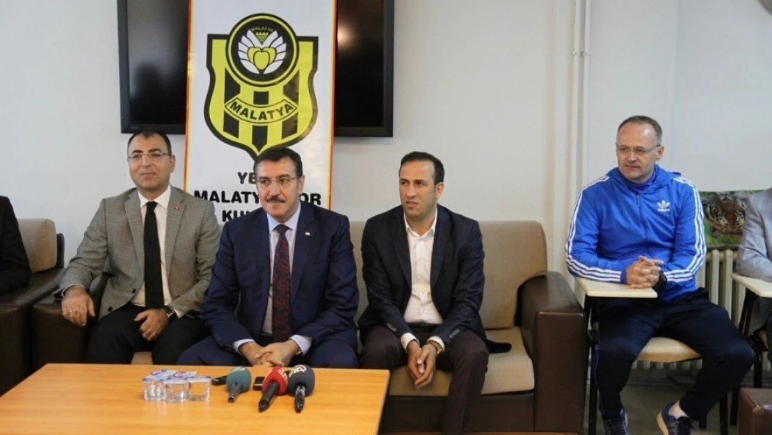 Bakan Tüfenkci'den Yeni Malatyaspor'a moral ziyareti
