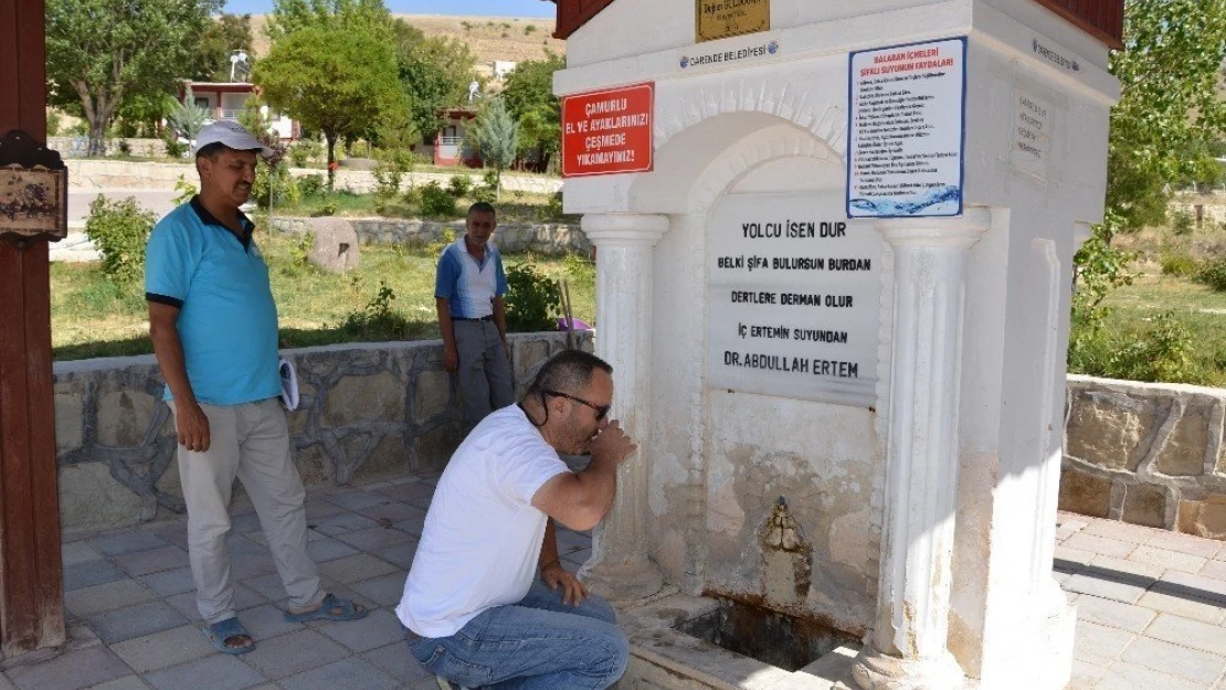 Balaban içmelerine ziyaretçi akını
