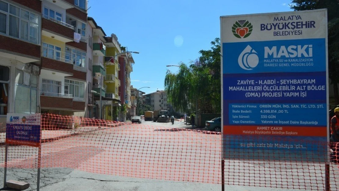 Malatya'da alt yapı çalışmaları