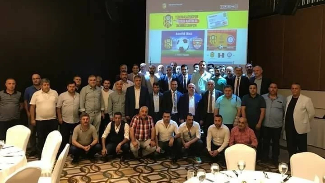 Evkur Yeni Malatyaspor'dan reklam verenlere teşekkür gecesi