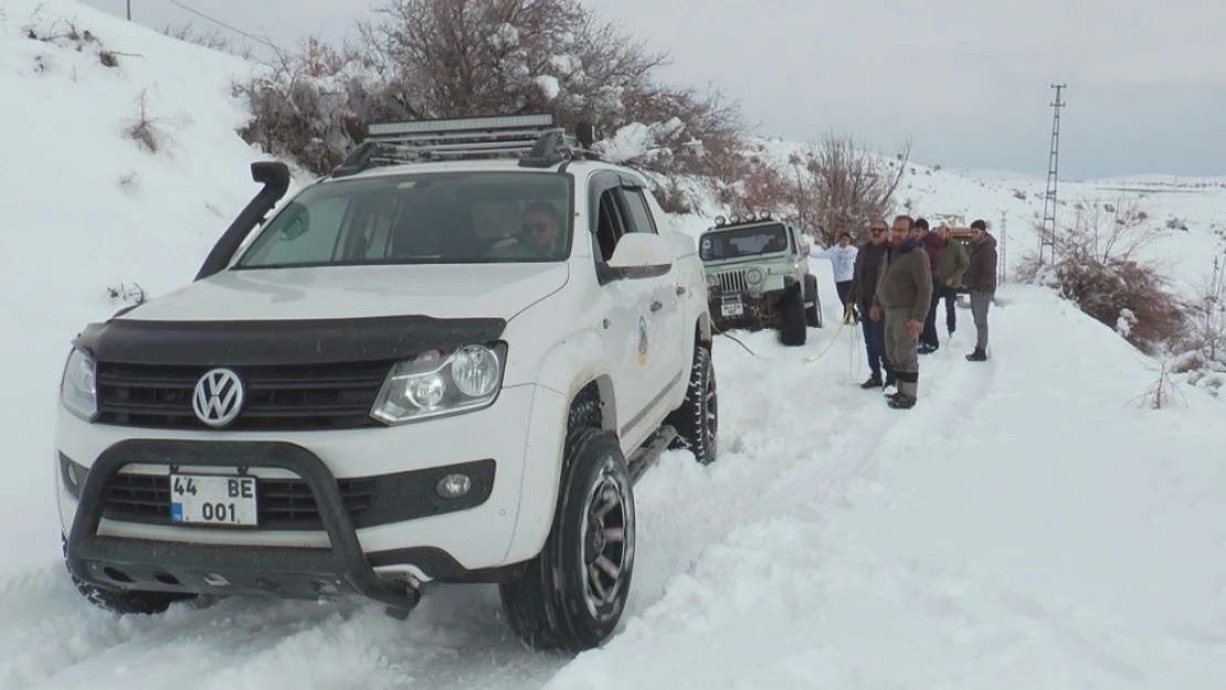 Off-road ekibine kar engeli
