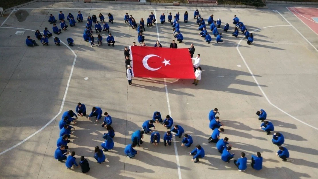 Öğrencilerden 'Zeytin Dalı Herakatı' mesaj
