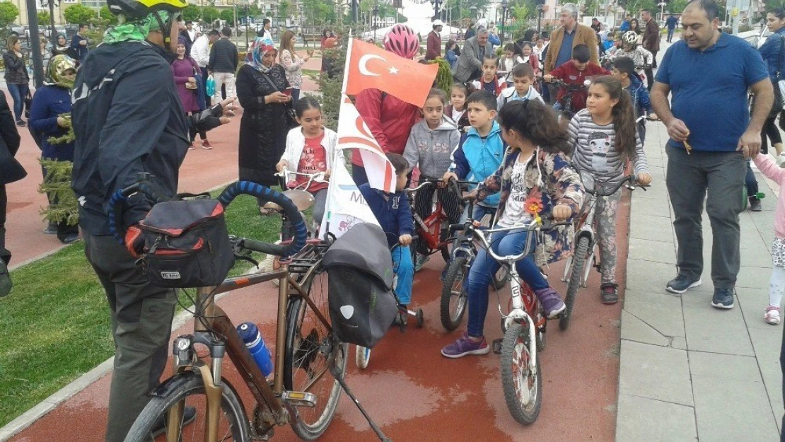 Malatya'da 'Minik Pedallarla Büyük Umutlara' etkinliği
