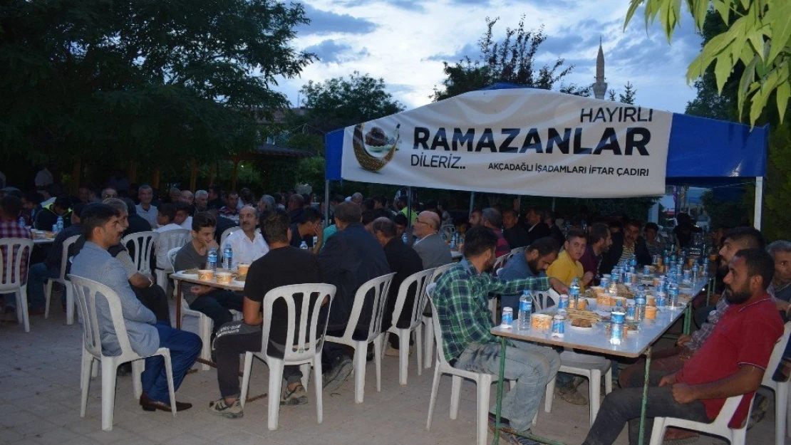 Akçadağ'da İftar Çadırı ramazan boyu hizmet verecek