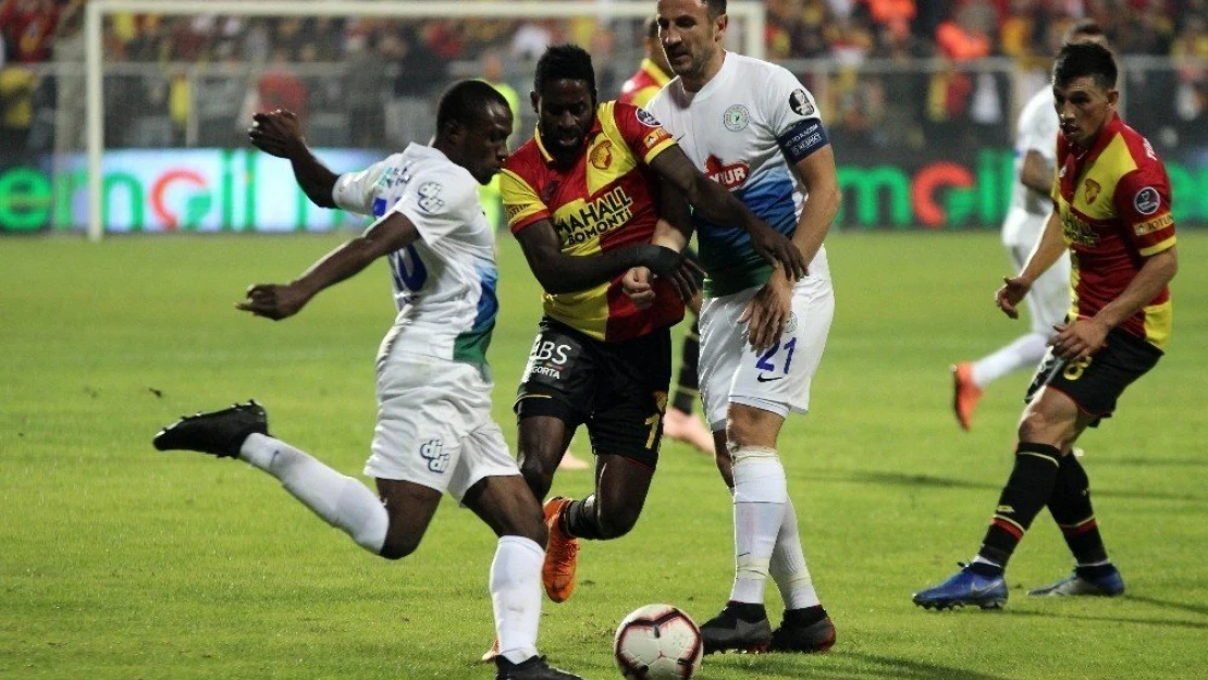 Spor Toto Süper Lig: Göztepe: 2 - Çaykur Rizespor: 0 (Maç sonucu)