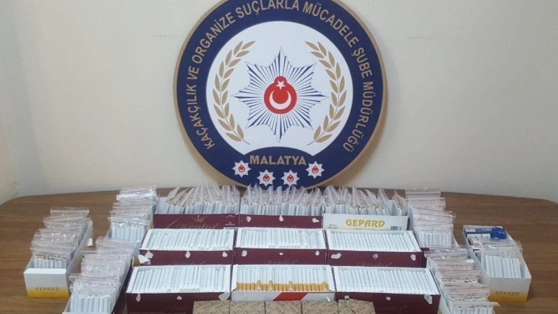 Malatya'da kaçakçılık operasyonu