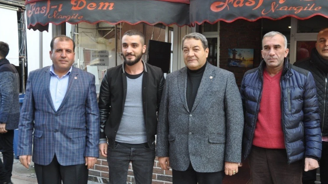 Fendoğlu, Malatya'da esnaflarla buluştu