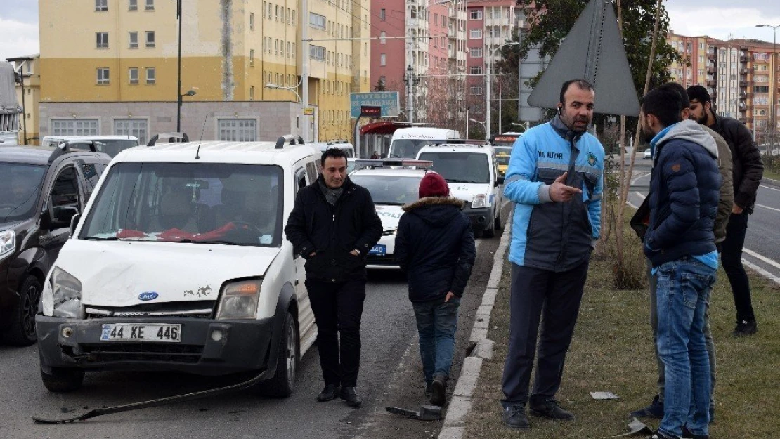 Malatya'da trafik kazası: 1 yaralı