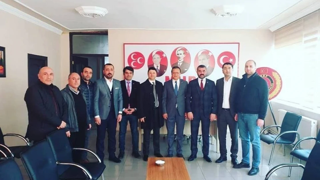 AK Parti adayı Kırteke'den MHP'ye ziyaret