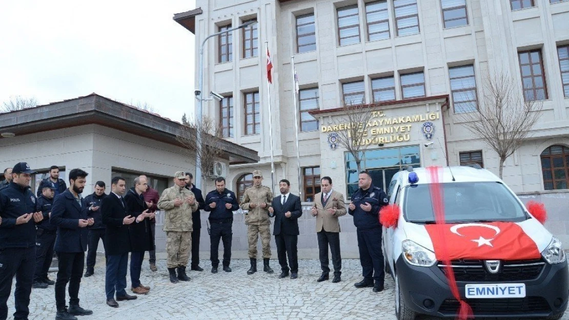 Darende İlçe  Emniyet Müdürlüğüne yeni araç