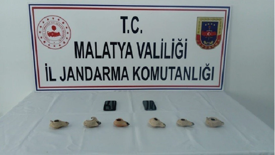 Malatya'da Roma dönemine ait tarihi eserler ele geçirildi