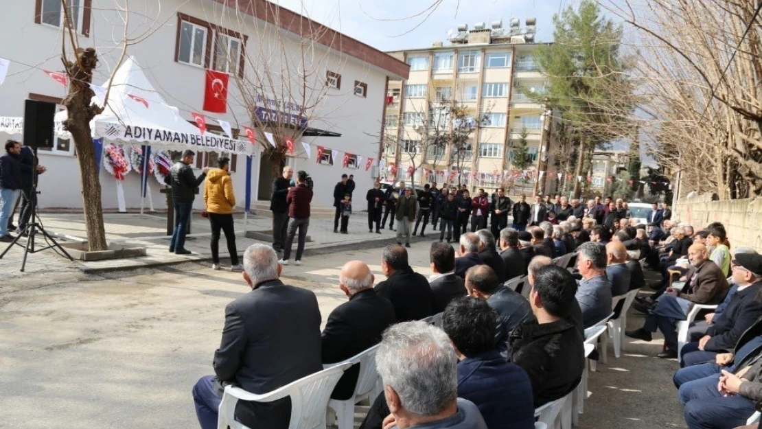 Adıyaman'da taziye evi açıldı