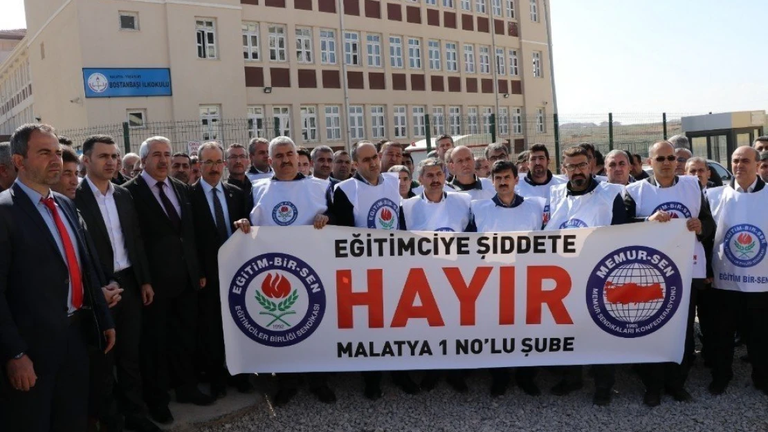 Malatya'da okul müdürüne darp iddiası