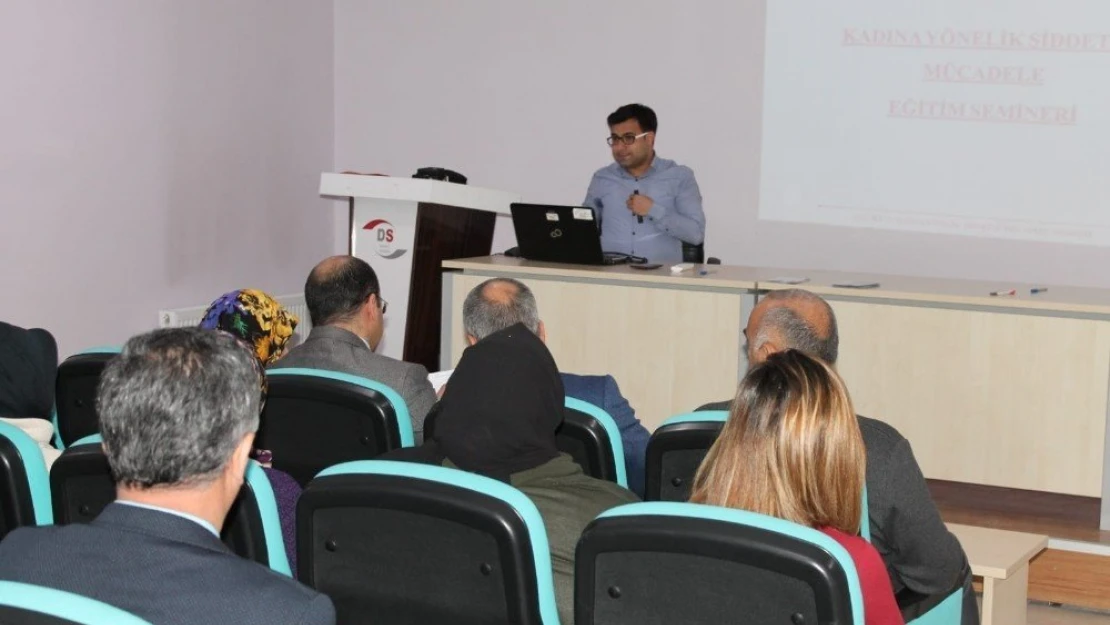 Elazığ'da 'Kadına Yönelik Şiddetle Mücadele' Semineri