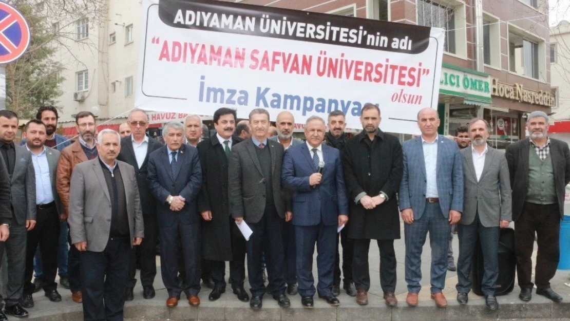 Adıyaman Üniversitesinin isminin değişmesi için imza kampanyası başlatıldı