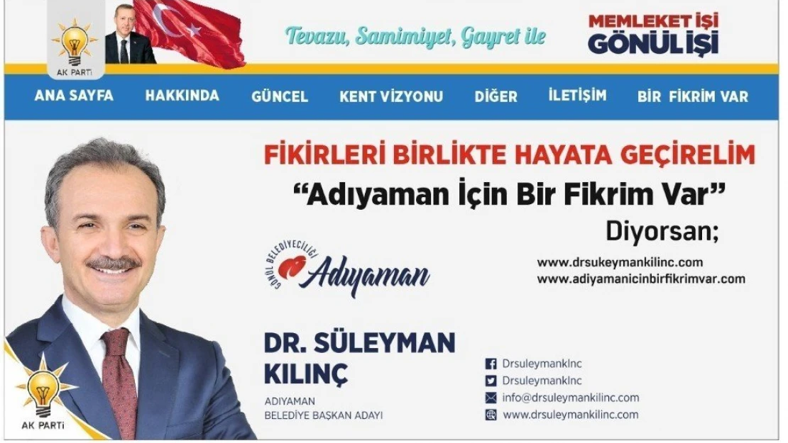 AK Parti Adayı Kılınç 'Mobil Belediyecilik' dönemini başlatacak