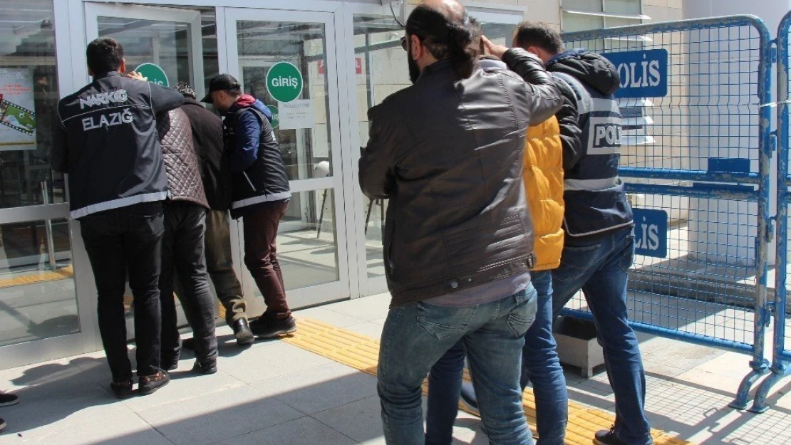 Elazığ'da uyuşturucu operasyonu: 4 gözaltı