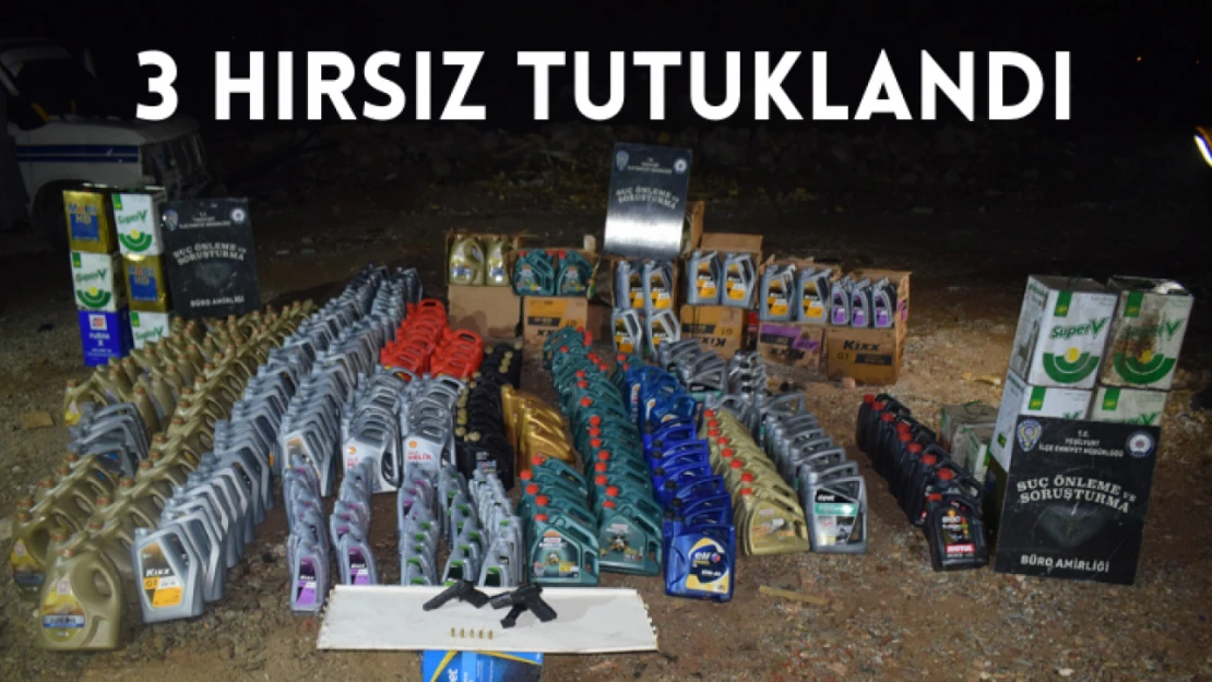 3 hırsız tutuklandı