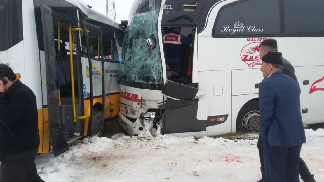 Akçadağ'da feci kaza!