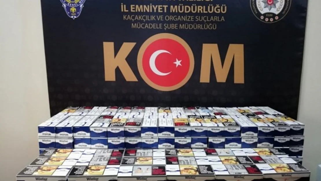 42 bin 800 adet bandrolsüz makaron ele geçirildi