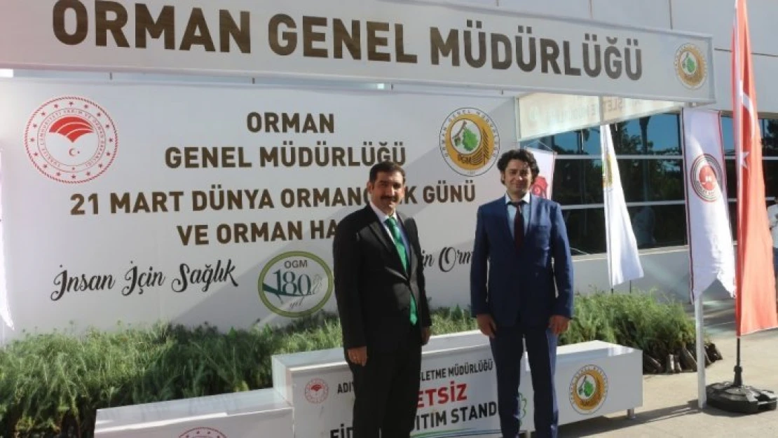 Adıyaman'da, çam fidanı dağıtıldı