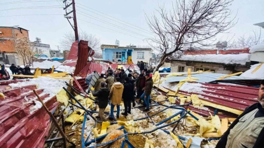 Adıyaman'da çatı çöktü: 1 ölü, 1 yaralı