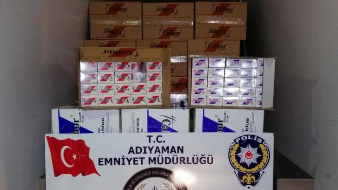 Adıyaman'da makaron operasyonu