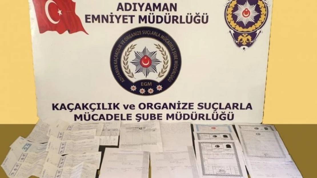 Adıyaman'da tefecilik operasyonu