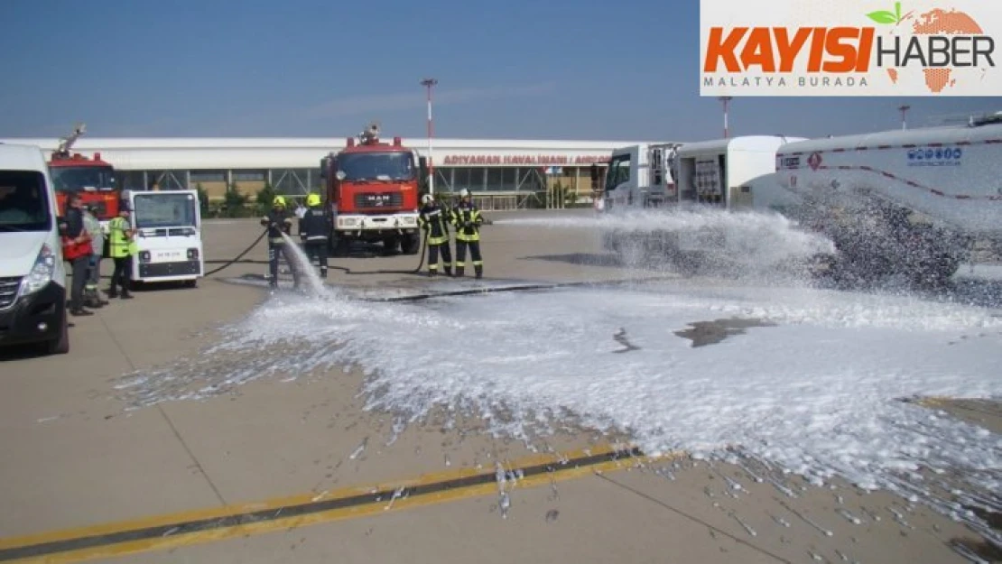 Adıyaman Havalimanında tatbikat