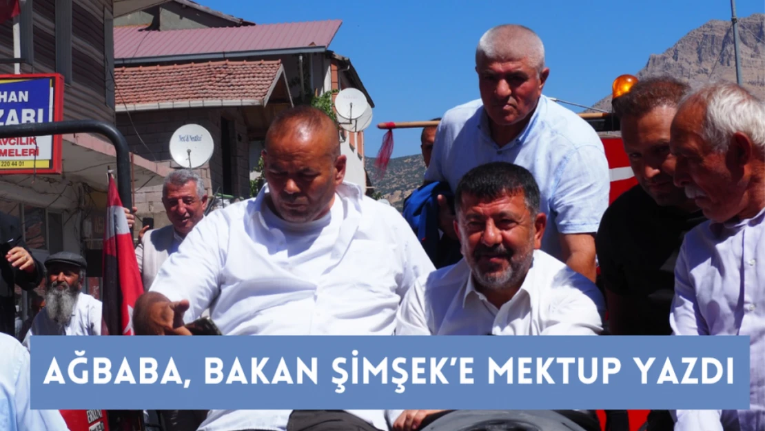 Ağbaba, Maliye Bakanı'na mektup yazdı