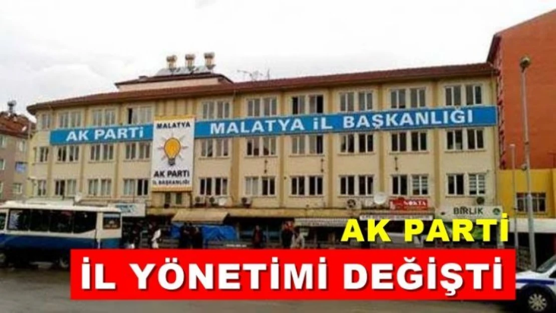 AK Parti İl Yönetimi değişti