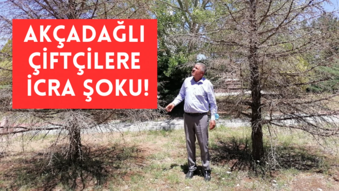 Akçadağlı Çiftçilere İcra Şoku!