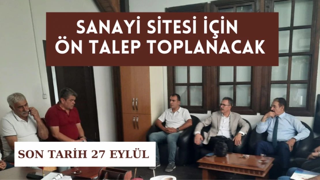 Altay Kışlasındaki Sanayi Sitesi İçin Ön Talep Toplanacak