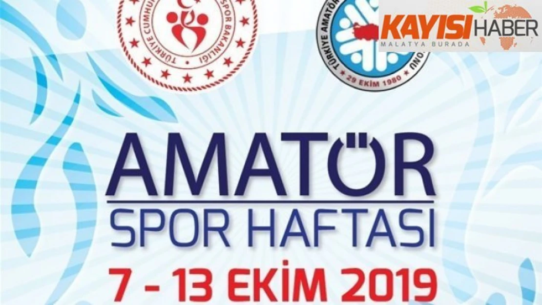 Amatör Spor haftası etkinlikleri