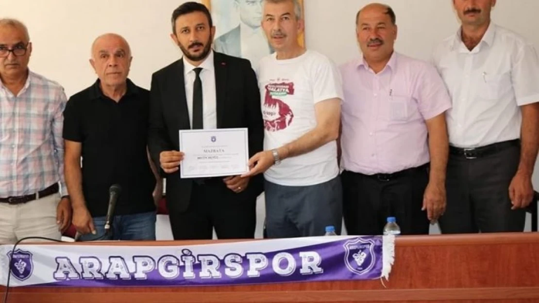 Aragirspor'un yeni başkanı Metin Akyüz oldu