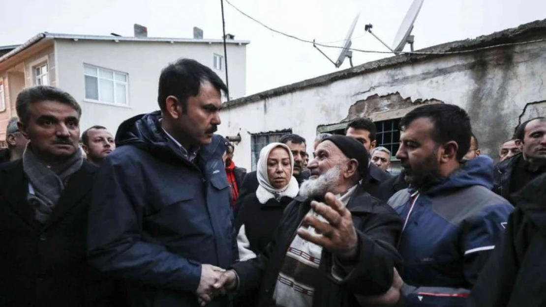 Bakan Kurum'dan videolu 'Elazığ depremi' mesajı