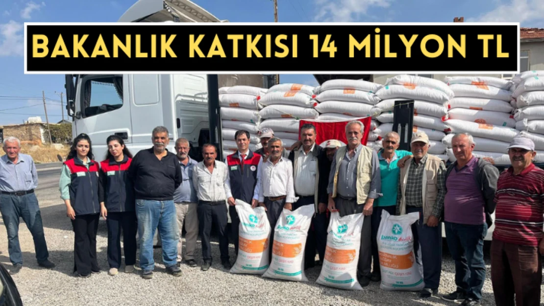 Bakanlık katkısı 14 milyon TL