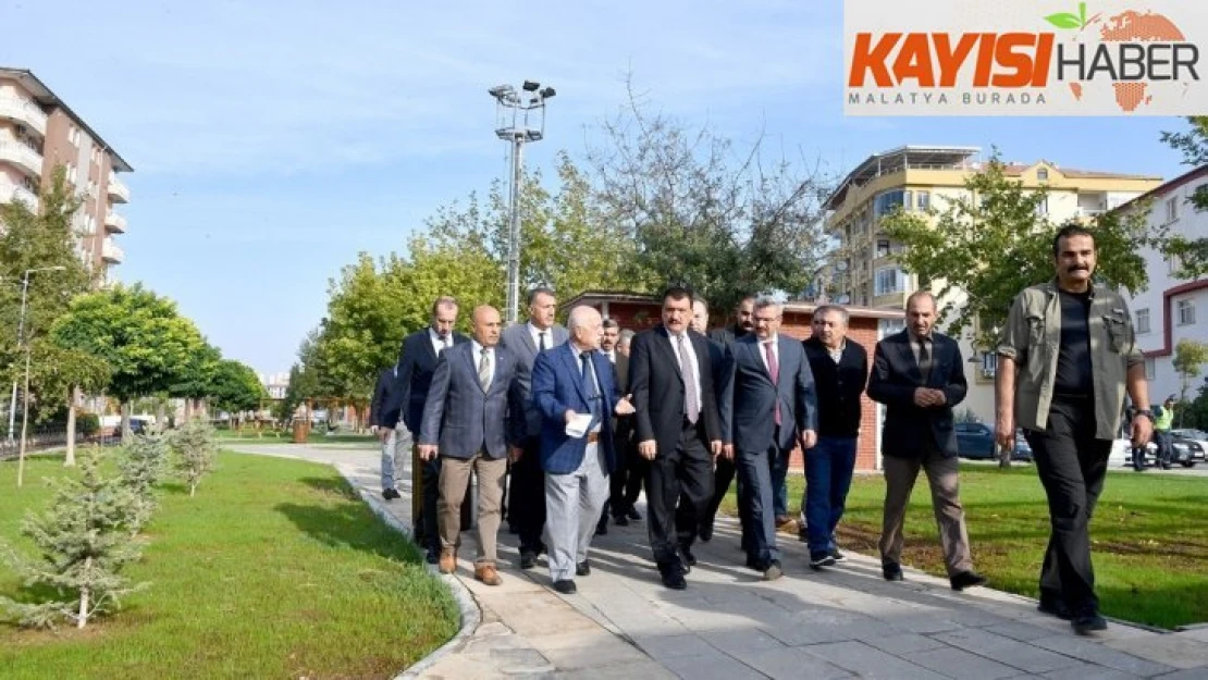 Başkan  Gürkan İnönü Bölge Parkında inceleme yaptı