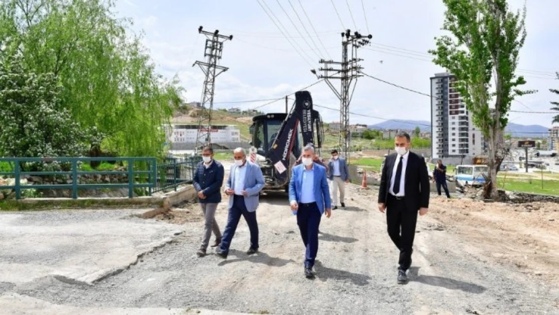 Başkan Çınar, çalışmaları yerinde inceledi