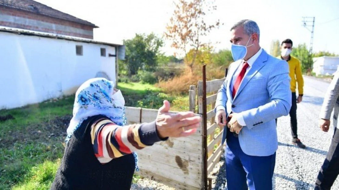 Başkan Çınar, Makbule Sultansuyu'nun çay davetini geri çevirmedi