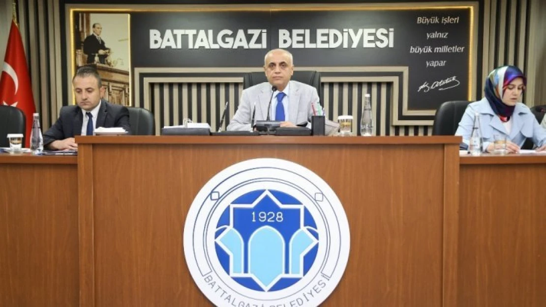 Battalgazi Belediye Meclisi, haziran toplantısını yaptı